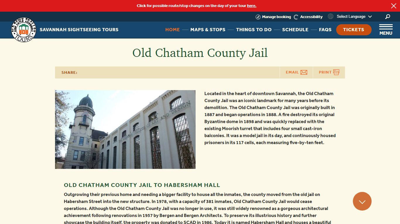 Old Chatham County Jail | Haunted Jail - Old Town Trolley Tours