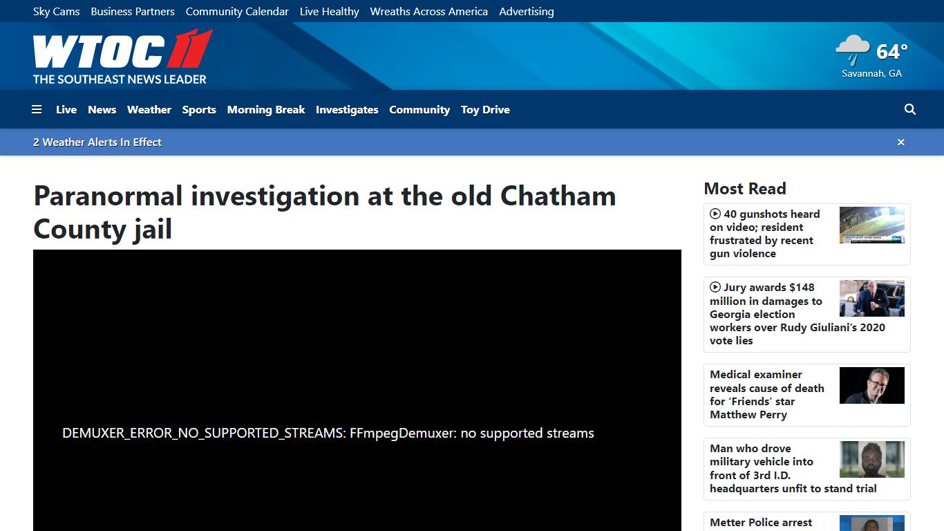 Paranormal investigation at the old Chatham County jail - WTOC